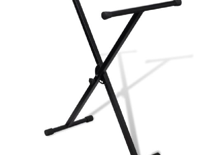 vidaXL Support clavier réglable mono-barre enxsupport piano stand pied clavier