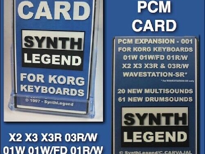 KORG PCM Sound Card for 01W 01W/FD / 01R/W / 03R/W / X2 / X3 / X3R / WS-SR Rare!