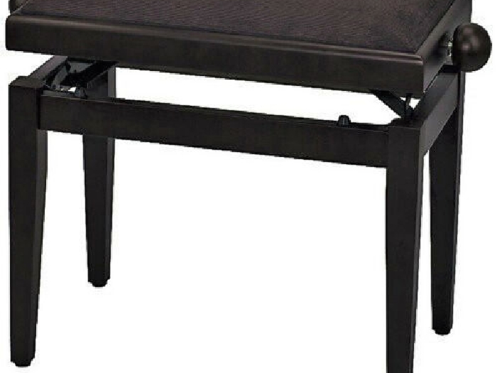 Gewa Banquette pour Piano De Luxe Noyer Foncé Mat et Assise Brune