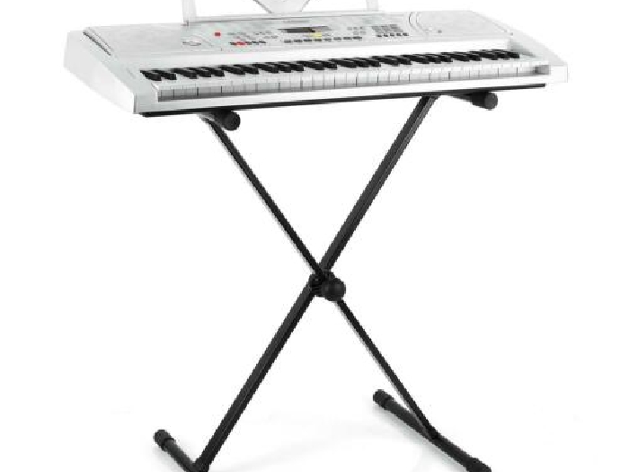 STAND SUPPORT EN X PIANO CLAVIER SYNTHE MALONE PIED PLIABLE REGLABLE 45 A 120CM