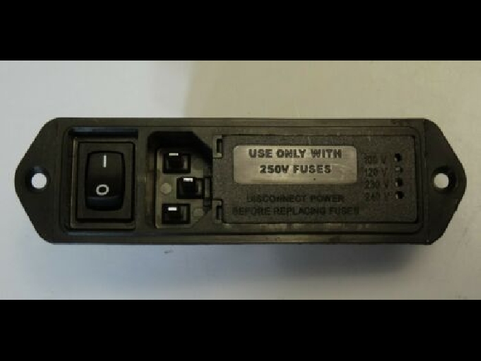 power entry module 5EFM4S 250VAC 5A pour KURZWEIL K2000 K2500 K2600 - NEW !
