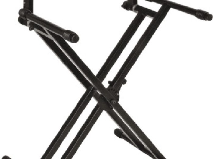 STAND CLAVIER EN X DOUBLE 2 NIVEAUX LARGE QUIKLOK PRO - QL742
