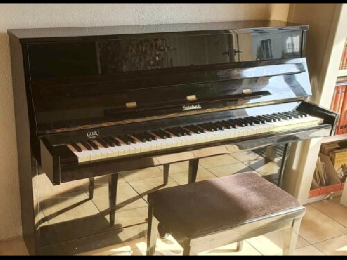 Piano Droit Weinbach Modèle Académique laqué Noir 106cm Excellent état à saisir