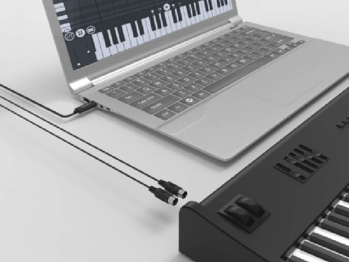DigitalLife Câble USB vers d'interface MIDI - pour MIDI...