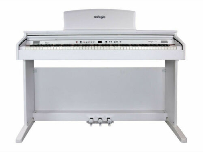 Adagio DP150WH - Piano numérique meuble 88 notes - Blanc mat