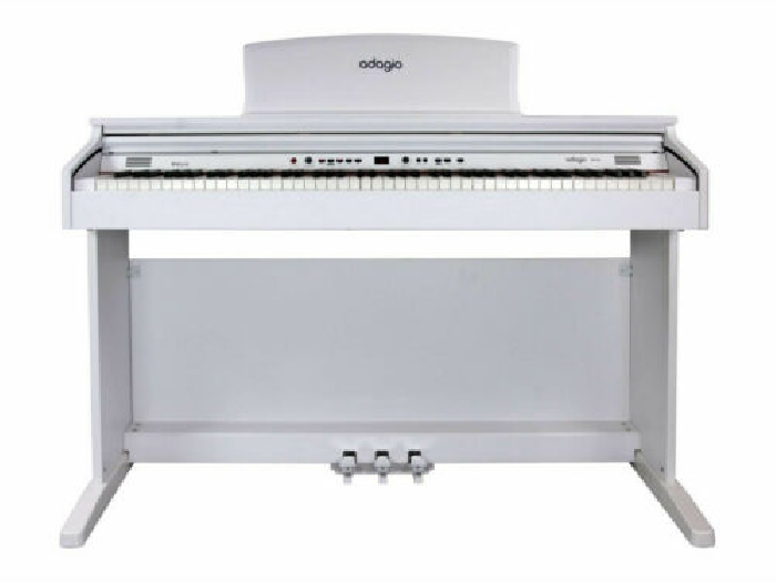 Adagio DP150WH - Piano numérique meuble 88 touches - Blanc mat
