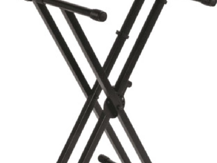 STAND CLAVIER EN X DOUBLE AVEC DEUX NIVEAUX QUIKLOK PERFORMER QL642