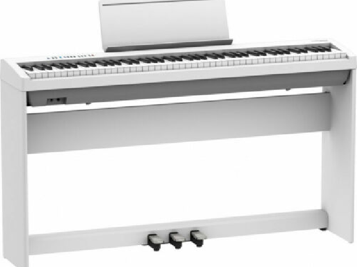 Pack complet Roland FP-30X WH - Piano numérique - blanc (+ stand et pédalier) -