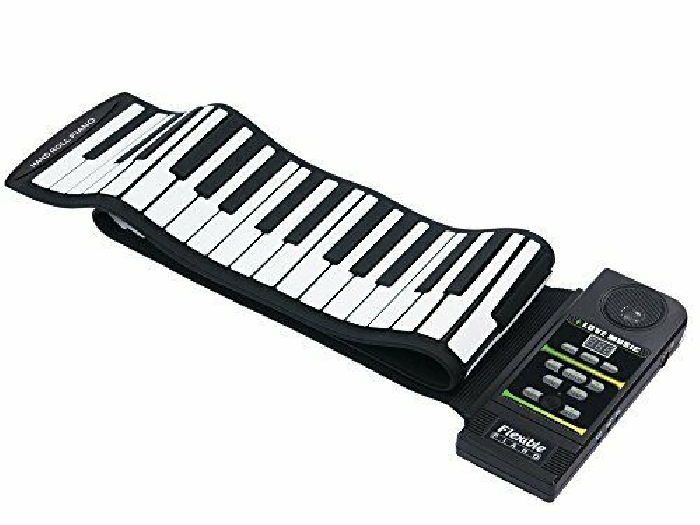 Sasuori 88 touches de piano électronique du clavier en silicone souple enroulé P