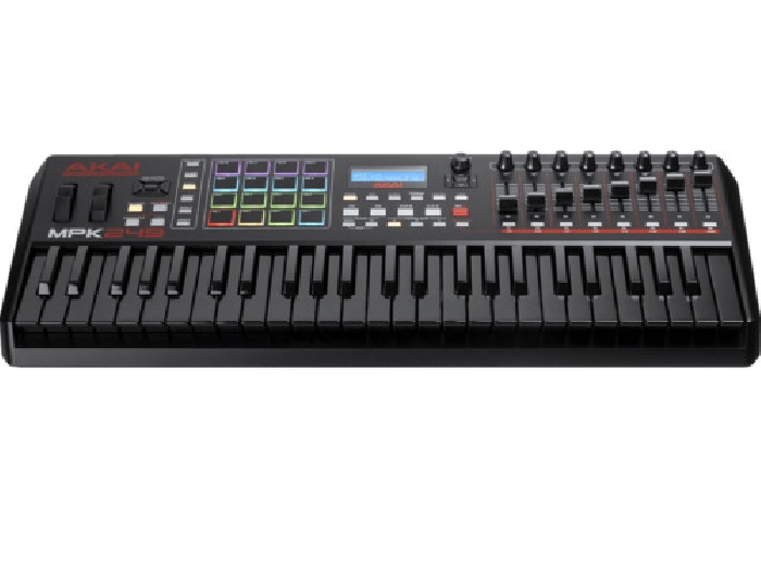 AKAI PROFESSIONAL KAP MPK249-BLACK-Touches standards - USB MIDI 49 notes, 16 pad
