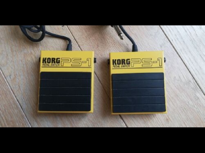 Korg switch pédals PS-1 x2 orgue synthé guitare