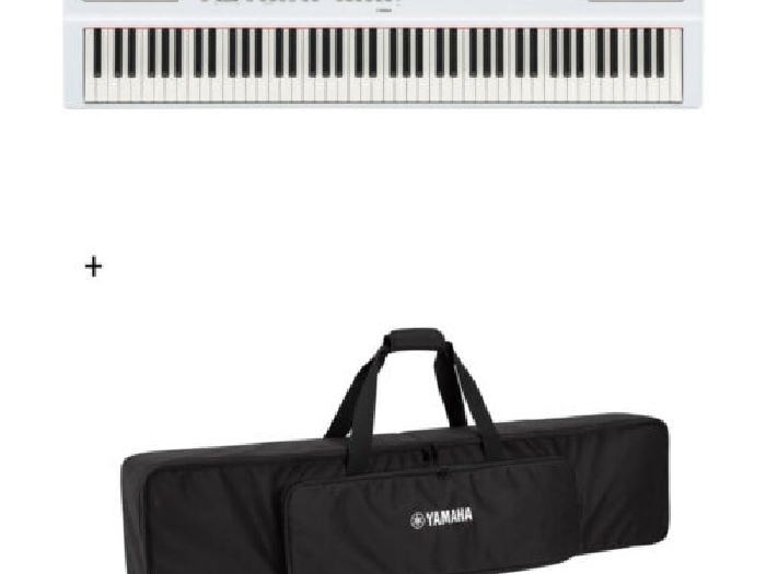 Pack Yamaha P125 blanc - Piano numérique - 88 touches + Housse Yamaha SC-KB850