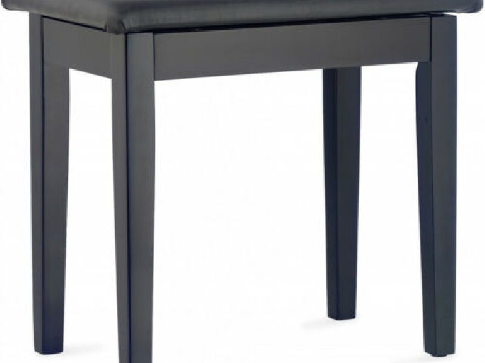 Banquette Piano Stagg PBF23 avec compartiment partitions noir mat