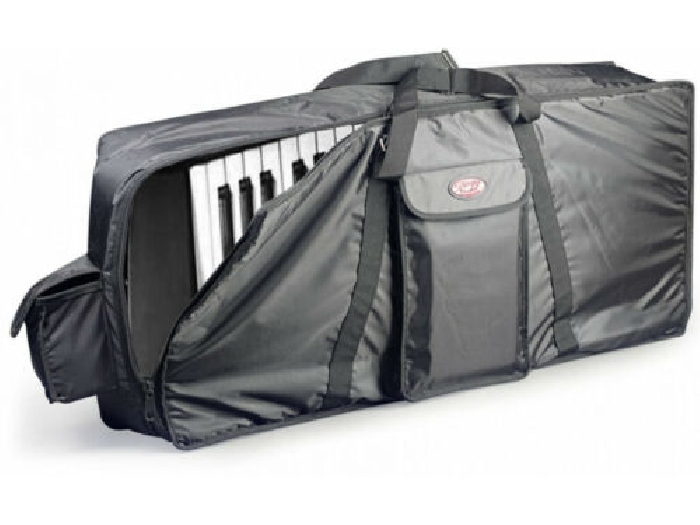 Housse standard en nylon noir pour clavier Stagg K10-130