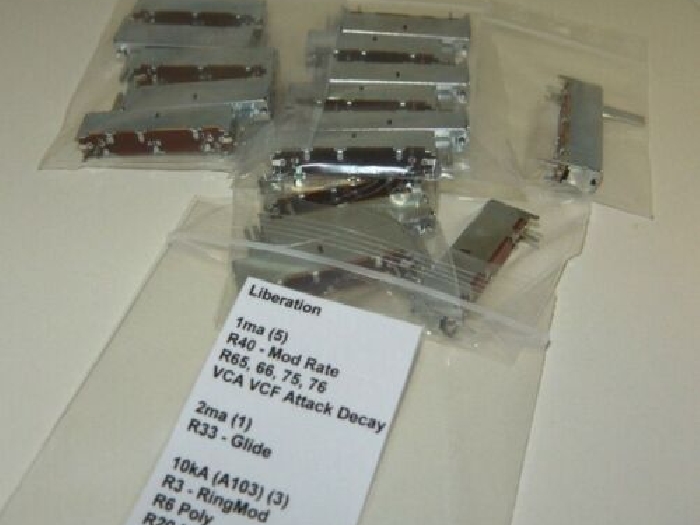 Moog Liberation Sliders Set,Pièces pour synthétiseurs vintage,