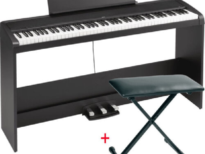 Korg B2SP noir - Piano numérique 88 touches avec stand et pédales + banquette