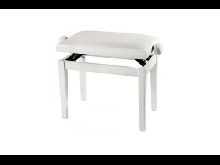 GEWA BANQUETTE PIANO BLANC BRILLANT