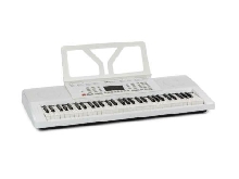 Piano numérique Clavier 61 touches Synthétiseur 300 sons 50 morceaux Demo Blanc