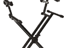 STAND CLAVIER EN X DOUBLE 3 NIVEAUX  QUIKLOK PRO - QL723