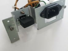 KORG Triton power input and switch panel