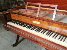 Piano Forté Ancien , Maison Wetzels , Charle X en Acajou.