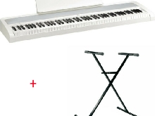 Pack Korg B2 blanc - Piano numérique 88 notes + Stand en X