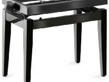 Stagg PB45 BK P - Banquette piano, noir brillant, sans pelote