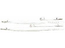 Musico 5362WH - Bretelles accordéon pour 80 à 120 basses - Cuir blanc