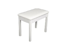 Quiklok PB50WHS - Siège deluxe en bois - blanc mat