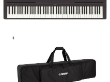 Pack Piano numérique Yamaha P45 noir + housse Yamaha SC-KB850 - 88 touches
