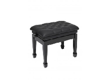 Stagg PBH 850 BKP SBK - Banquette de piano, hydraulique, noir brillant avec pel