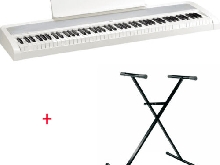Pack Korg B2 blanc - Piano numérique 88 touches + Stand en X